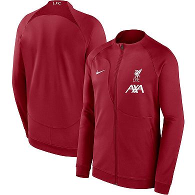 Men's Nike Red Liverpool Academy Pro Anthem Raglan Performance Full-Zip Jacket