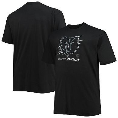 Men's Black Memphis Grizzlies Big & Tall Pop T-Shirt