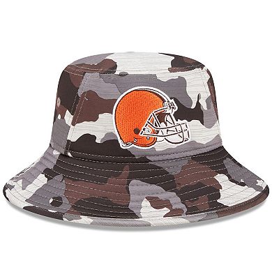 Men's New Era Camo Cleveland Browns 2022 NFL Training Camp Official Bucket Hat