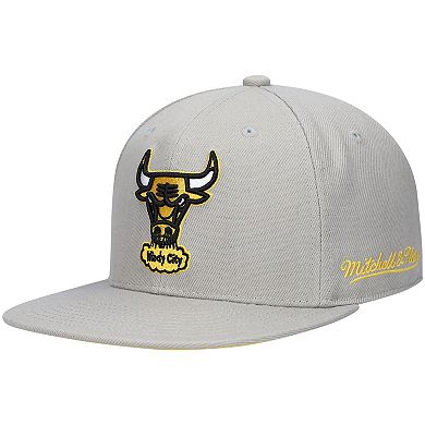Men's Mitchell & Ness Gray Chicago Bulls Hardwood Classics 1998 NBA Finals Sunny Gray Fitted Hat