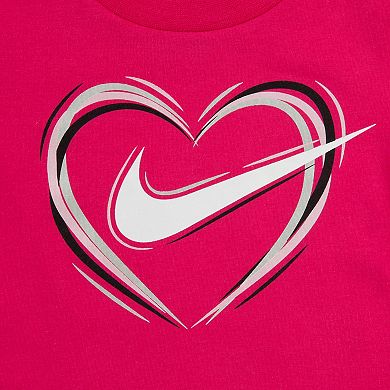 Baby & Toddler Girl Nike Heart Short Sleeve Tee