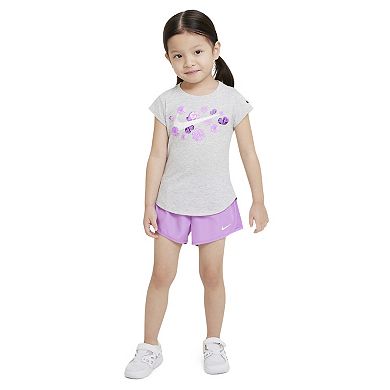 Baby & Toddler Girl Nike Floral Logo Tee