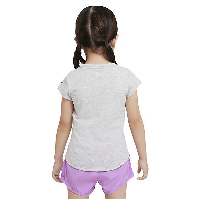 Baby & Toddler Girl Nike Floral Logo Tee