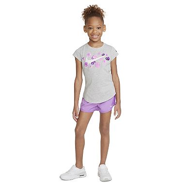 Girl 4-6x Nike Floral Logo Tee