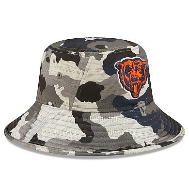 Men's New Era Camo Chicago Bears 2022 NFL Training Camp Official Mascot Bucket Hat