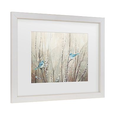 Pretty Blue Birds Framed Wall Art