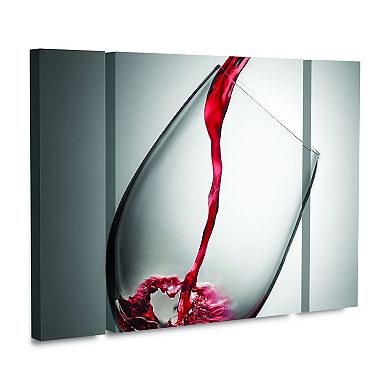 Wine Glass Canvas Wall Art 3-piece Set