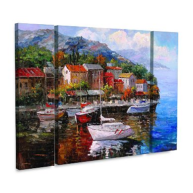 Joval At Sea Canvas Wall Art 3-piece Set