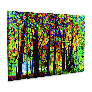 Mandy Budan Standing Room Only Trees Canvas Wall Art 3-piece Set