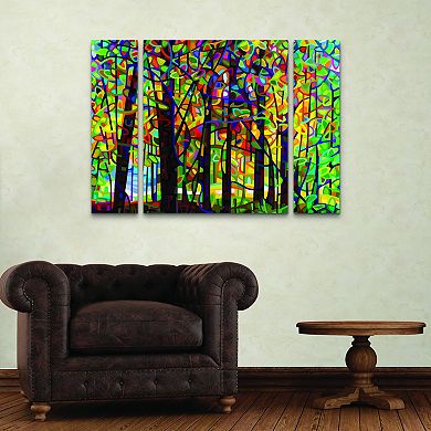 Mandy Budan Standing Room Only Trees Canvas Wall Art 3-piece Set