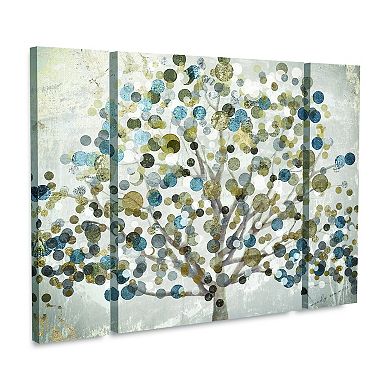 Trademark Fine Art Color Bakery Bubble Tree 3-piece Multi Panel Art Set