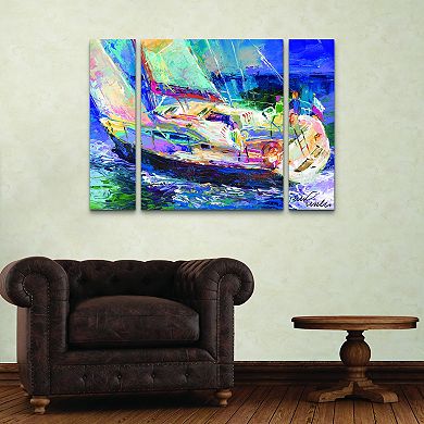 Sailboat Canvas Wall Art 3-piece Set