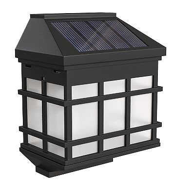 Flash Furniture 6-pack Wall Mount LED Weather Resistant Solar Powered Deck & Fencing Lights