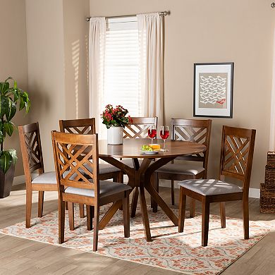 Baxton Studio Norah Dining 7-piece Set