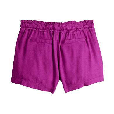 Girls 6-20 SO® Mid Rise Soft Shorts in Regular & Plus Size