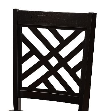 Baxton Studio Caron Dining Chair 2-piece Set
