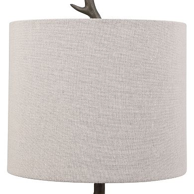 Hand-Cast Rustic Table Lamp