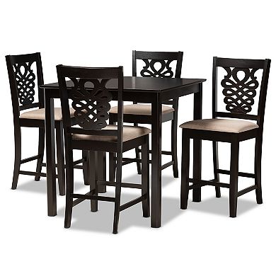 Baxton Studio Gervais Pub 5-piece Set