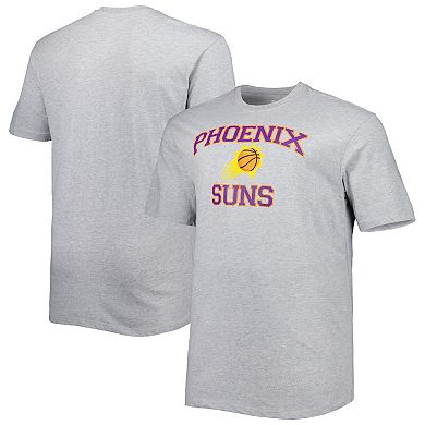 Men's Heathered Gray Phoenix Suns Big & Tall Heart & Soul T-Shirt