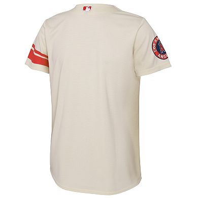 Toddler Nike Cream Los Angeles Angels City Connect Replica Jersey