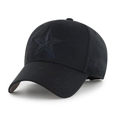 Men's '47 Black Dallas Cowboys Tonal MVP Adjustable Hat