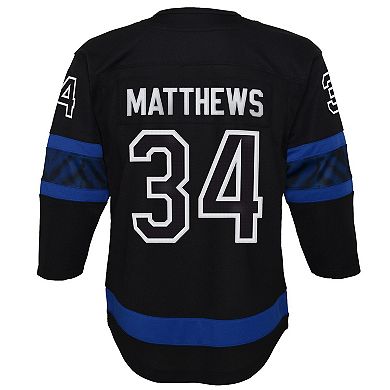 Youth Auston Matthews Black Toronto Maple Leafs Alternate Premier Player Jersey