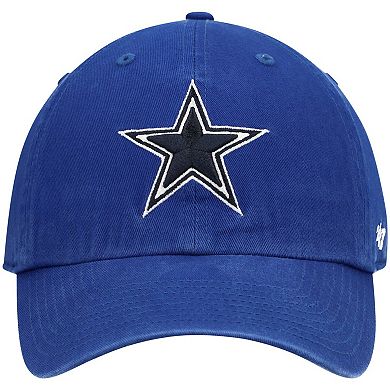 Men's '47 Royal Dallas Cowboys Primary Clean Up Adjustable Hat