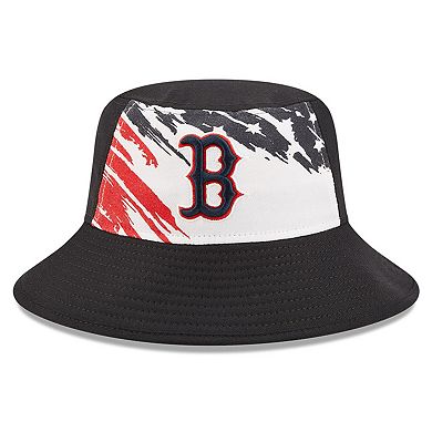 Men's New Era Navy Boston Red Sox 2022 4th of July Bucket Hat