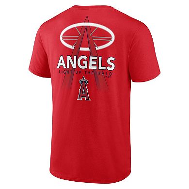 Men's Fanatics Branded Red Los Angeles Angels Iconic Bring It T-Shirt