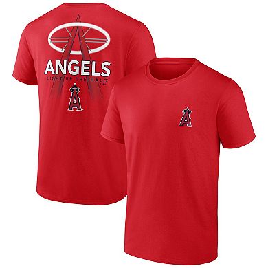 Men's Fanatics Branded Red Los Angeles Angels Iconic Bring It T-Shirt