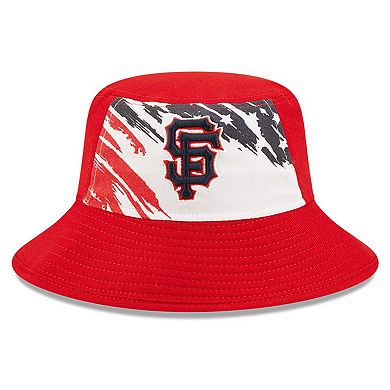 Men's New Era Red San Francisco Giants 2022 4th of July Bucket Hat