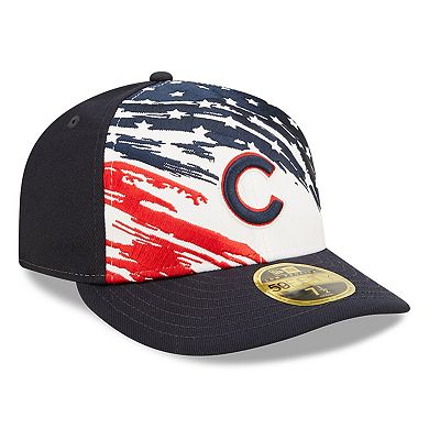 Men's New Era Navy Chicago Cubs 2022 4th of July Low Profile 59FIFTY Fitted Hat