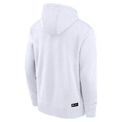 Men's Nike White Club America Fleece Pullover Hoodie