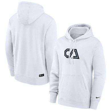 Men's Nike White Club America Fleece Pullover Hoodie