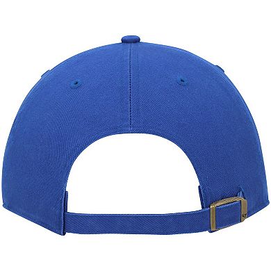 Men's '47 Royal Dallas Mavericks Clean Up Wordmark Adjustable Hat