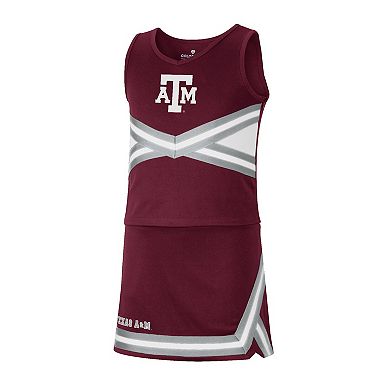 Girls Youth Colosseum Maroon Texas A&M Aggies Carousel Cheerleader Set