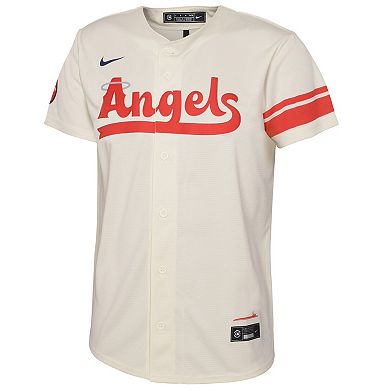 Youth Nike Anthony Rendon Cream Los Angeles Angels 2022 City Connect Replica Player Jersey
