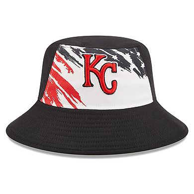 Men's New Era Navy Kansas City Royals 2022 4th of July Bucket Hat