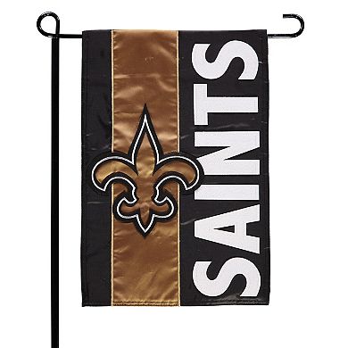 New Orleans Saints 12.5" x 18" Embellish Garden Flag