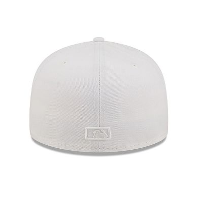 Men's New Era San Francisco Giants White on White 59FIFTY Fitted Hat