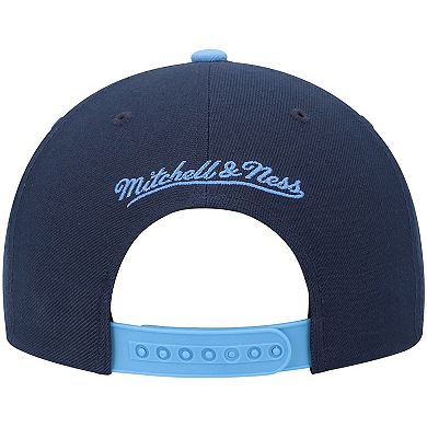 Men's Mitchell & Ness x Lids Navy/Light Blue Dallas Mavericks Hardwood Classics Reload 3.0 Snapback Hat