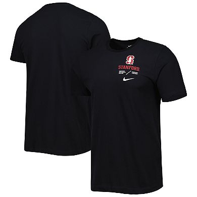 Men's Nike Black Stanford Cardinal Team Practice Performance T-Shirt
