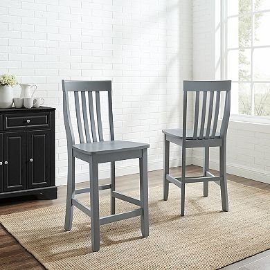 Crosley School House Counter Stool 2-piece Set