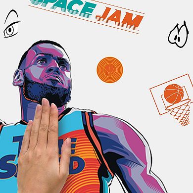 RoomMates Space Jam Lebron Peel & Stick Wall Decals