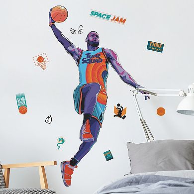 RoomMates Space Jam Lebron Peel & Stick Wall Decals