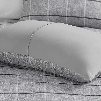 Madison Park Elm 5-Piece Antimicrobial Comforter Set with Decorative Pillows