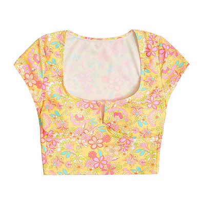 Juniors' Ninety-Nine° Crop Swim Tee