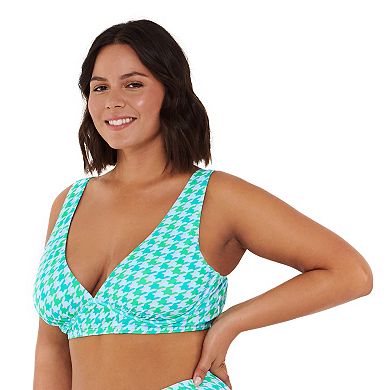 Juniors' Plus Size Ninety-Nine° Underwire Long-Line Bikini Top