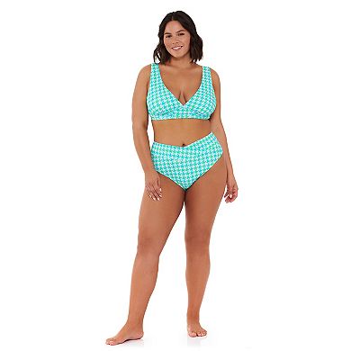 Juniors' Plus Size Ninety-Nine° Underwire Long-Line Bikini Top