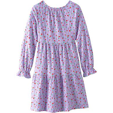 Girls 2-20 Lands' End Velvet Dress